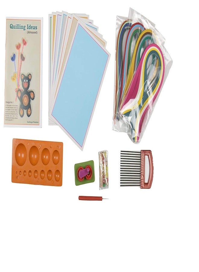 موريل مجموعة موريل المتقدمة الكبيرة لفن لف الورق، مجموعة أدوات لف الورق للأطفال/هدية فنية وحرفية للأطفال (متعددة الألوان) - Image 2